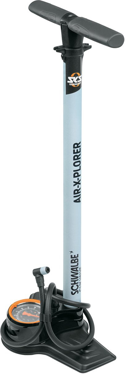 SKS - vloerpomp air-x-plorer clik valve 10bar met conv. set