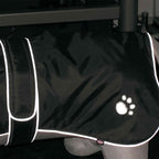 Trixie hondenjas - waterdicht, verstelbaar, fleece voering - 60 cm zwart