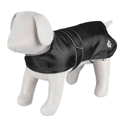 Trixie hondenjas - waterdicht, verstelbaar, fleece voering - 60 cm zwart