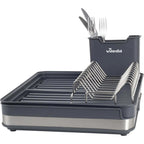 Vileda - Vileda afdruiprek uittrekbaar 36.5-51.5x30x13.1 cm antraciet/zilver