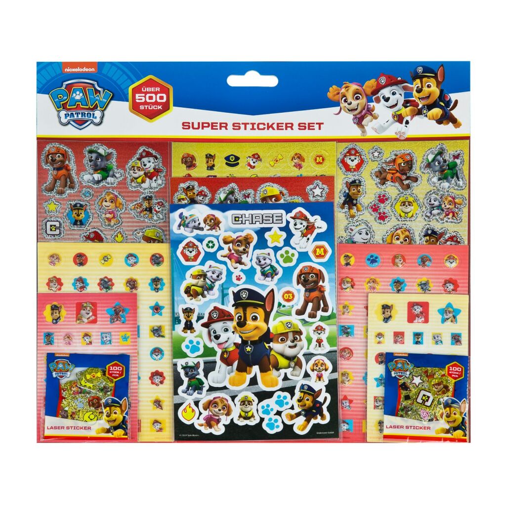 Super sticker set paw patrol