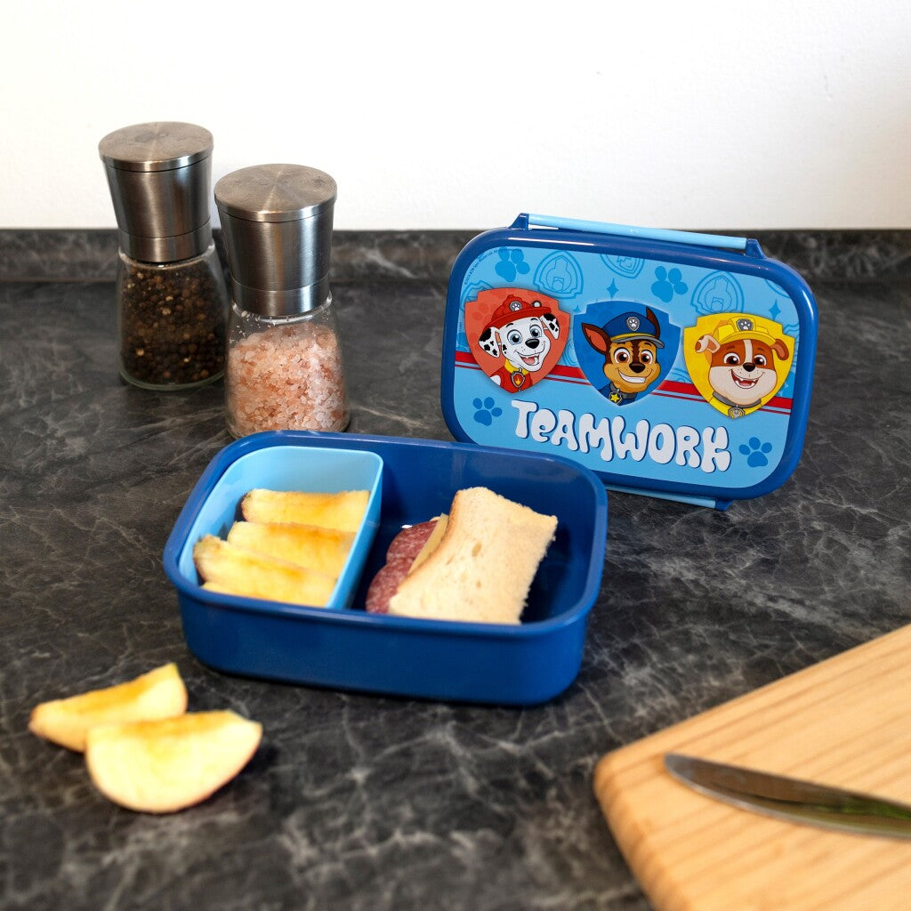 Undercover paw patrol broodtrommel blauw