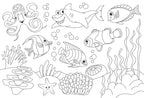 Van der doelen info notes in-8719-08 kleurboek 300mm x 200mm colouring book