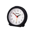 Hama - Hama wekker classic geluidsarm zwart/wit