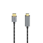 Hama videokabel displayport-st. - hdmi trade;-st. ultra-hd 4k@60hz alu 1,50 m