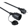 Hama verlengkabel outdoor ip44 voor buiten beschermdeksel 10 m zwart