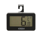 Xavax digitale thermometer voor koelkast vrieskast en vrieskist zwart