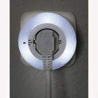 Hama - Hama led-nachtlampje circle m. geïntegr. stopcont. lichtsensor aanraakbev.