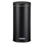 Xavax - Xavax koffiepad-blik voor bewaren van 20 senseo-pads etc. metaal zwart