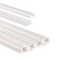 Hama kabelgoot zelfklevend halfrond 100x1.1x1 cm 4 stuks pvc wit