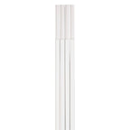 Hama kabelgoot zelfklevend halfrond 100x1.1x1 cm 4 stuks pvc wit