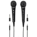 Thomson m135d dynamische microfoon karaoke set zwart