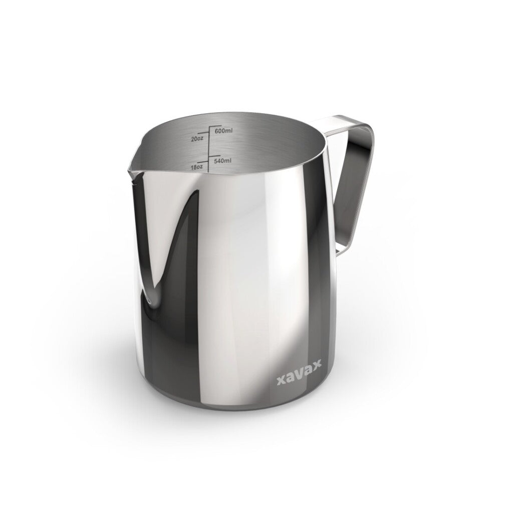 Xavax barista melkkannetje 600 ml + latte art pen rvs