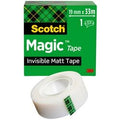 Quantore - Quantore Plakband scotch magic 810 transparant 19 mm x 33 m