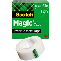 Quantore - Quantore Plakband scotch magic 810 transparant 19 mm x 33 m