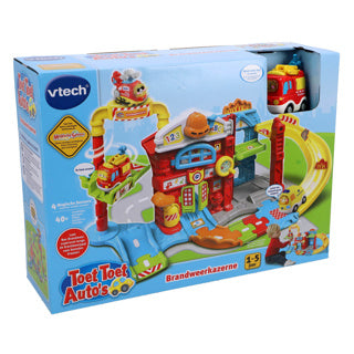 Vtech - Vtech toet toet auto's brandweerkazerne - educatief speelgoed auto - voor jongens en meisjes - cadeau - brandweer speelgoed 1 jaar tot 5 jaar