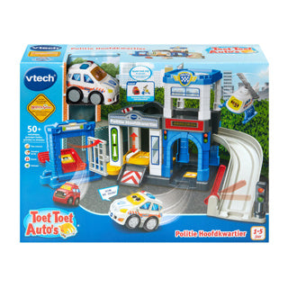 Vtech - Vtech toet toet politie hoofdkwartier - inclusief agent alex - educatief speelgoed - tijd om boeven te vangen - 3 magische sensors - vanaf 1 jaar