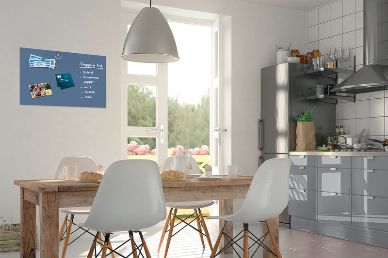 Sigel glasmagneetbord - be!board - 60x40cm - poeder blauw - si-b1207