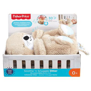 Mattel - Fisher-price bedtijd otter 30 cm - baby speelgoed - 0 tot 6 maanden - knuffel