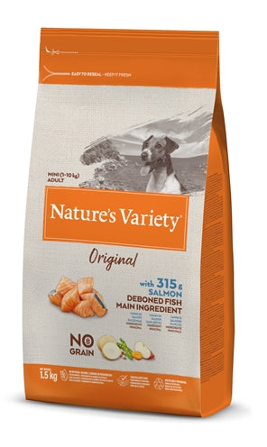 Natures variété Original mini saumon adulte sans céréales