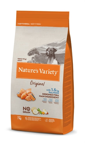 Natures variété Original mini saumon adulte sans céréales