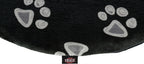 Trixie Coussin pour chien Jimmy ovale noir avec empreinte de patte