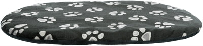 Trixie Coussin pour chien Jimmy ovale noir avec empreinte de patte