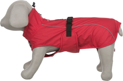 Trixie - regenjas hond vimy rood