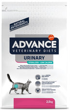 Advance veterinary diet advance - veterinary diet cat - urinary - sterilized - low calorie - kattenvoer - 2,5 kg