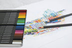 Eberhard faber ef-516124 kleurpotloden metaaletui a 24 stuks