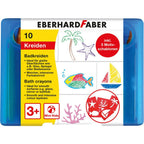 Eberhard faber ef-524110 badkrijt 10 stuks bewaarbox incl. 5 patronen