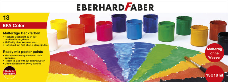 Eberhard Faber - Eberhard Faber ef-575613 verfset 13 potjes kant en klaar