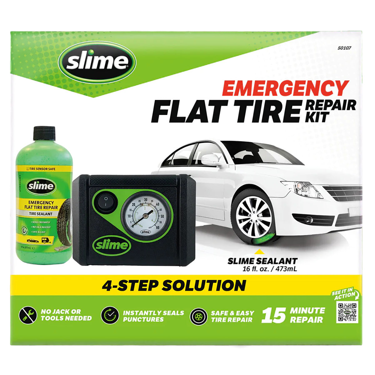Slime - Slime smart repair noodreparatieset voor lekke banden