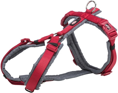 Trixie - hondentuig premium trekking rood / grijs
