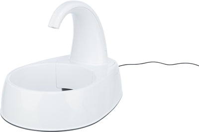 Trixie - drinkfontein curved stream kunststof wit