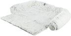 Trixie - sofa - hondenbed harvey - meubelbeschermer - hoekig - wit zwart - 90x90 cm