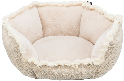 Trixie - hondenmand boho - hoekig - beige - 65x65 cm