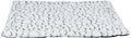 Trixie Tapis de couchage pour chien Mila peluche blanc / gris