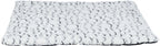 Trixie Tapis de couchage pour chien Mila peluche blanc / gris