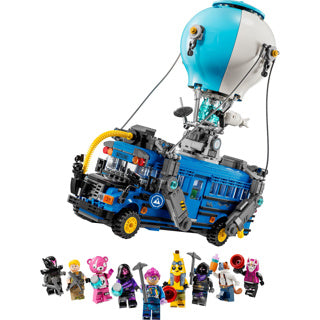 LEGO - fortnite battle bus uit de videogame - 77073