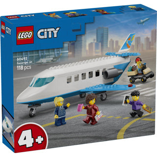 LEGO - city passagierstoestel vliegtuig speelgoed voor kinderen vanaf 4 jaar 60492