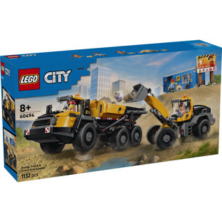 LEGO - city kiepwagen en voorlader voertuig speelgoed voor kinderen 60494