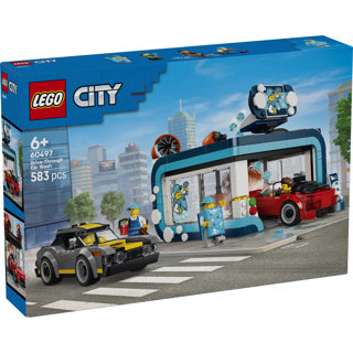 LEGO - city autowasstraat auto bouwpakket voor kinderen vanaf 6 jaar 60497