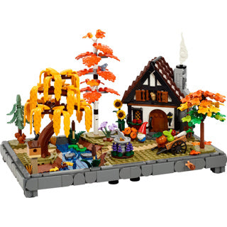 LEGO - icons herfsttuin met cottage herfstdecoratie - bouwpakket voor volwassenen - 11372