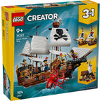 LEGO - creator 3in1 klassiek piratenschip piraten boot speelgoed voor kinderen 31387