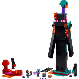 LEGO - minecraft 2in1 de enderman toren speelgoed voor kinderen - 21279