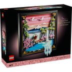 Lego ® art landschap met japanse kersenbloesems wanddecoratie - 31218