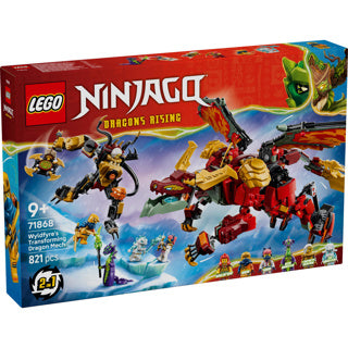LEGO - ninjago 71868 wyldfyre's transformerende drakenmecha