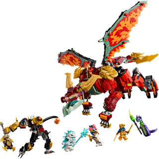 LEGO - ninjago 71868 wyldfyre's transformerende drakenmecha