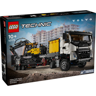 LEGO - technic volvo fmx truck & ec230 elektrische graafmachine 42175